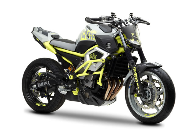 Yamaha Cage-Six, uma XJ6 feita para manobras radicais 